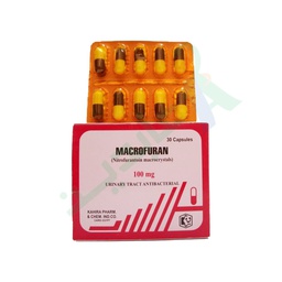 [18941] MACROFURAN 100MG 30 CAPSULES--