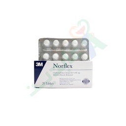 [1188] NORFLEX 100 MG 20 TABLET--