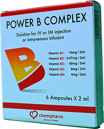 [77709] POWER B COMPLEX 6 AMPULES