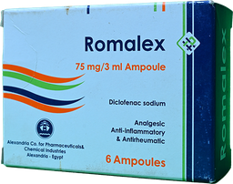 [94784] ROMALEX 75MG 6 AMPSULES