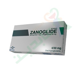 [54457] ZANOGLIDE 4/30 MG 30 TABLET--