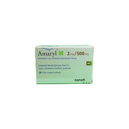 [49643] AMARYL-M 2 MG / 500 MG  30 TABLET