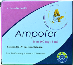 [50206] AMPOFER 100 MG 5 AMPULES