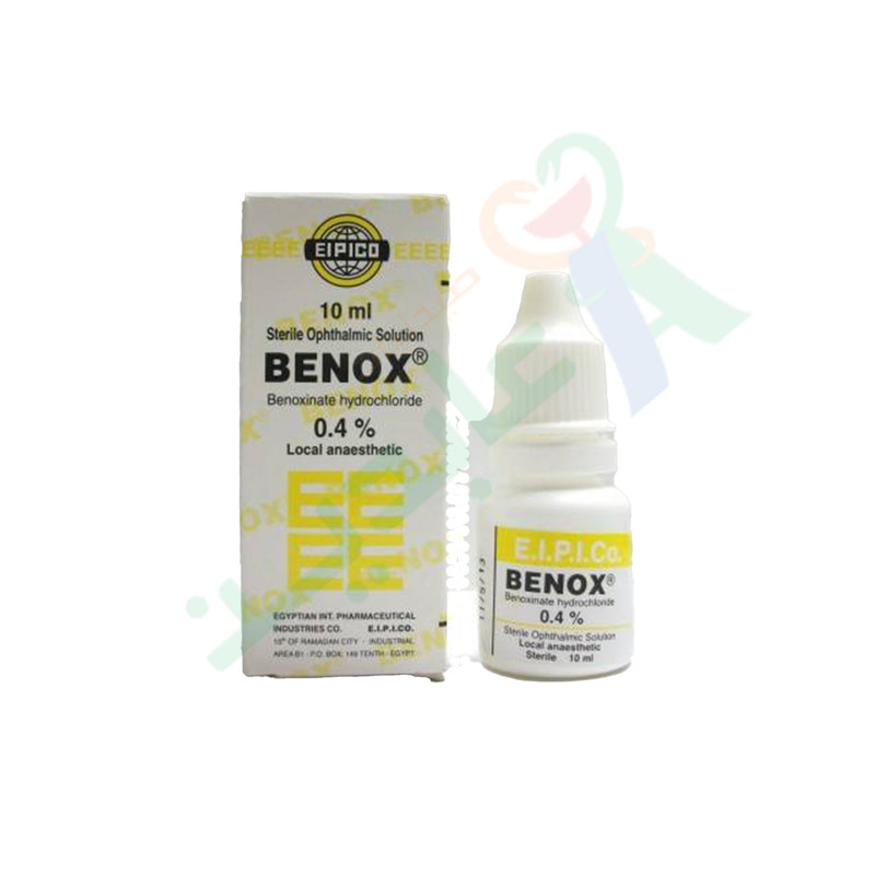 BENOX 0.4% EYE DROPS 10 ML-- | Abdin Pharmacies