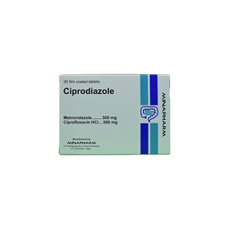 [49748] CIPRODIAZOL 500 MG 20 TABLET