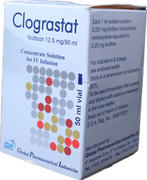 [63565] CLOGRASTAT 12.5 MG / 50 ML VIAL