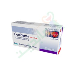 [54357] COMBIPRES 20 / 12.5 MG 30 TABLET