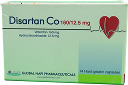 [50814] DISARTAN CO 160 MG 14 CAPSULES