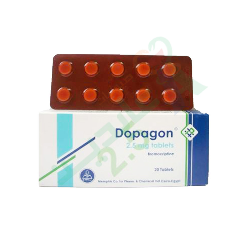 DOPAGON 2.5 MG 20 TABLET-- | Abdin Pharmacies
