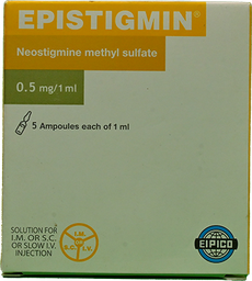 [2611] EPISTIGMIN  0.5%  5 AMPOULES 5 ML