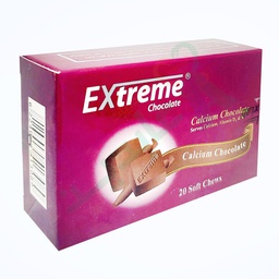 [46364] EXTREME CALCIUM CHOCOLATE 20 PIECES--