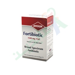 [54807] FORTIBIOTIC 1500 MG 1 VIAL--