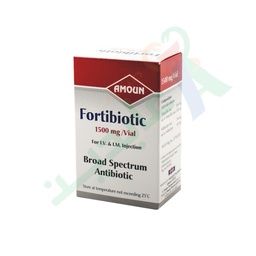 [54807] FORTIBIOTIC 1500 MG 1 VIAL