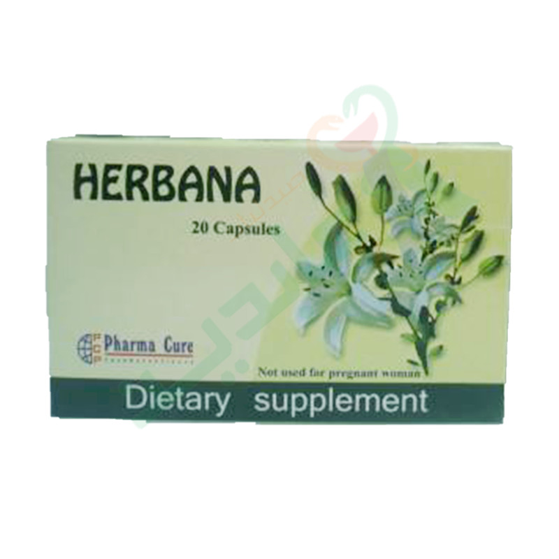 HERBANA 20 CAPSULES Abdin Pharmacies