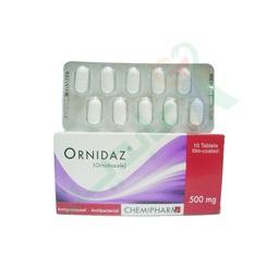 [51295] ORNIDAZ 500 MG 10 TABLET