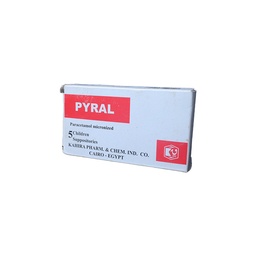 [30948] PYRAL  250 MG  INF  5 SUPPOSITORIES