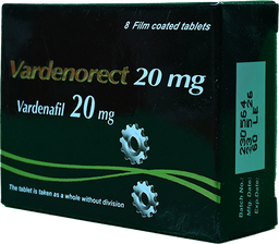 [39182] VARDENORECT 20 MG 8 TABLET