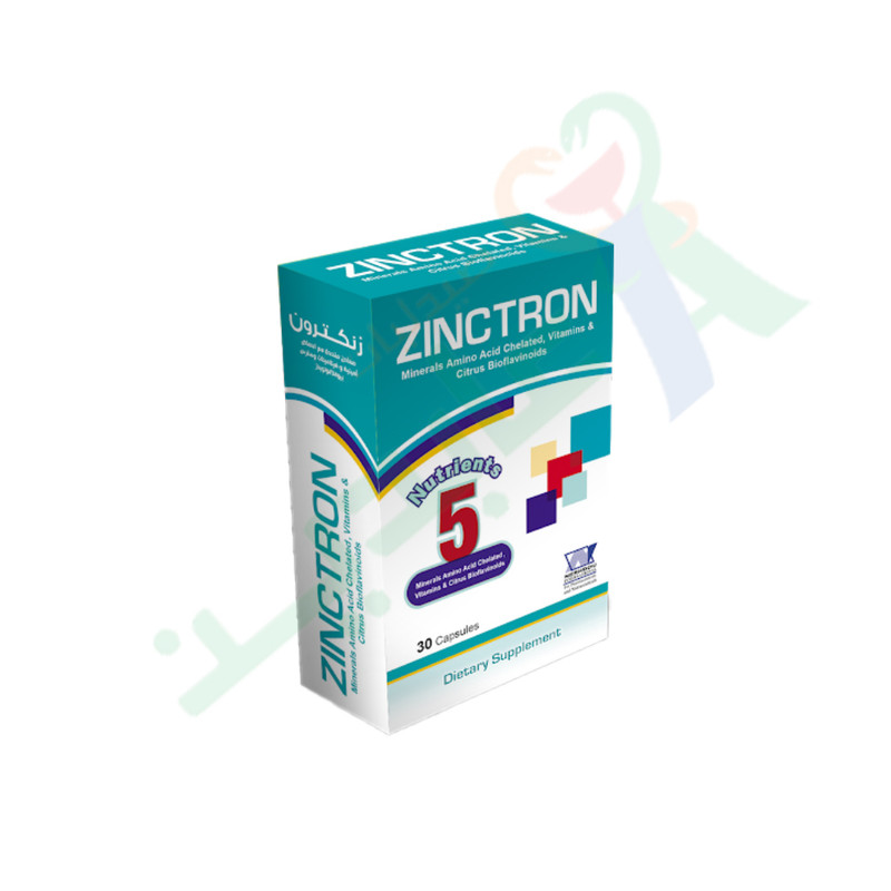 ZINCTRON 30 CAPSULES-- | Abdin Pharmacies
