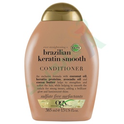 [21753] OGX CONDITIONER BRAZILIAN KERATIN SMOOTH 385ML