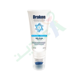 [98526] DRAKON WHITENING FACIAL WASH FOR DRY SKIN 175ML+BRUSH--