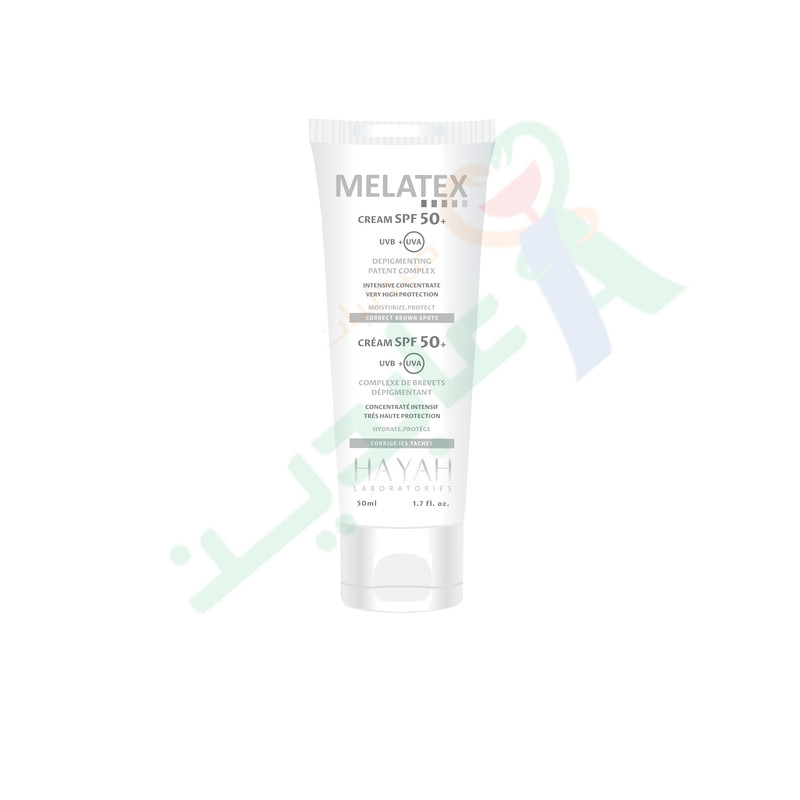 HAYAH MELATEX CREAM SPF50+ 50ML-- | Abdin Pharmacies