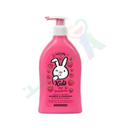 [98590] SANOSAN KIDS 2IN1 RASPBERRY SHOWER&SHAMPOO 400ML--