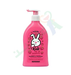 [98590] SANOSAN KIDS 2IN1 RASPBERRY SHOWER&SHAMPOO 400ML