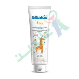 [100780] BLANKIE 3 IN 1 SHAMPOO.conditioner.BODY WASH 250ML