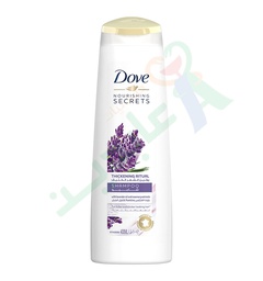 [100322] DOVE SHAMPOO THICKENING RITUAL LAVENDER&ROSEMARY 400ML