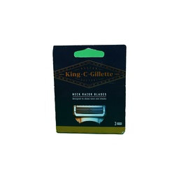 [99952] GILLETTE KING.C NECK RAZOR BLADES 3BLAD