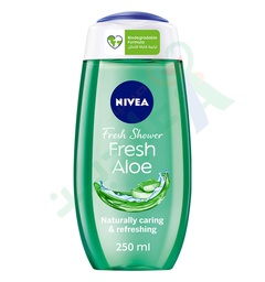 [101845] NIVEA SHOWER GEL FRESH ALOE 250ML--