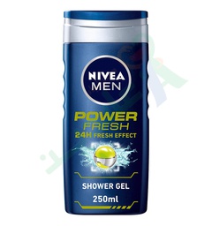 [98212] NIVEA SHOWER GEL POWER FRESH 250ML--