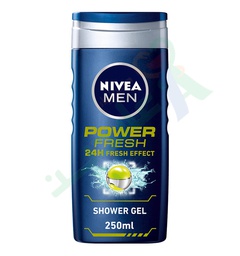 [98212] NIVEA SHOWER GEL POWER FRESH 250ML