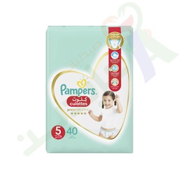 [12217] PAMPERS CULOTTES PREMIUM CARE (5) 40 PANTS--