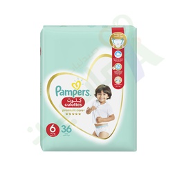[37514] PAMPERS CULOTTES PREMIUM CARE (6) 36 PANTS--