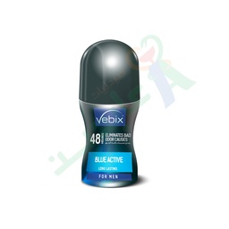 [73574] VEBIX ROLL ON BLUE ACTIVE FOR MEN 50ML--
