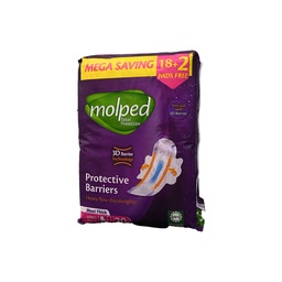[103750] MOLPED TOTAL PROTECTION MAXI EXTRA LONG 18+2 PADS
