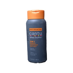 [103133] CANTU SHEA BUTTER COND+SH+BODY WASH 400ML