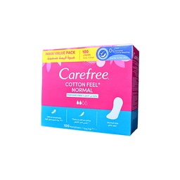 [105983] CAREFREE COTTON FEEL NORMAL 100 PCS