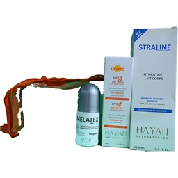 [105138] HAYAH STRALINE +SUN BLOCK+MELATEX ROLL ON OFFER