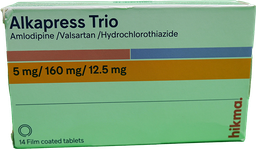 [106168] ALKAPRESS TRIO 5/160/12.5 MG 14 TAB