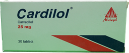 [30657] CARDILOL 25 MG 30 TAB