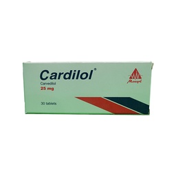 [30657] CARDILOL 25 MG 30 TAB