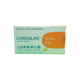 [100727] CARIVALAN 12.5/7.5 MG 28 TAB
