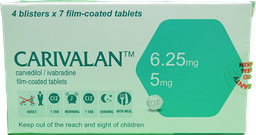 [100728] CARIVALAN 6.25/5 MG 28 TAB