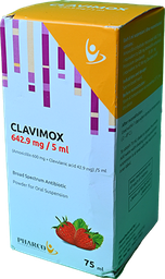 [102641] CLAVIMOX 642.9 MG 75 ML