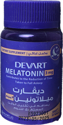 [105415] DEVART MELATONIN 3 MG 30 TAB