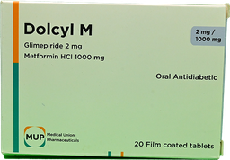 [105406] DOLCYL M 2MG/1000MG 20TAB