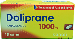 [98567] DOLIPRANE 1000 MG 15 TAB