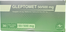 [106312] GLEPTOMET 50/500 MG 30 TAB